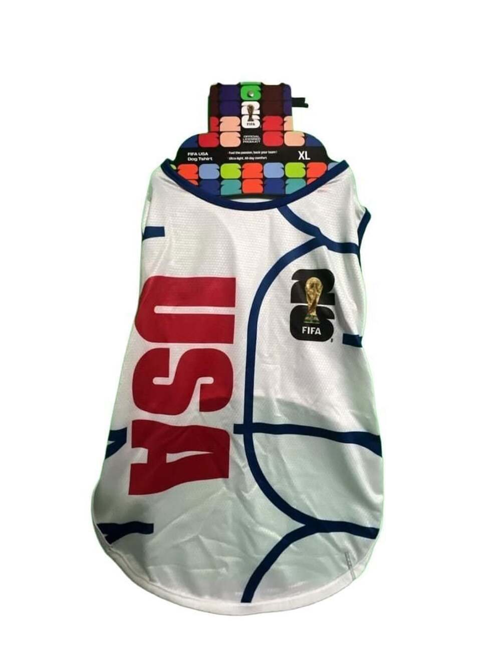 FIFA World Cup 2026 USA National Team Dog T-Shirt Size XL